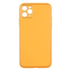 Чохол Apple iPhone 11 Pro Max, Leather Case Gold, Персиковий