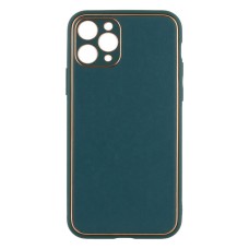 Чохол Apple iPhone 11 Pro, Leather Case Gold, Зелений