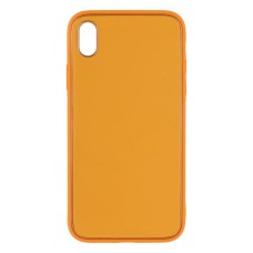 Чохол Apple iPhone XR, Leather Case Gold, Персиковий