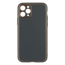 Чохол Apple iPhone 11 Pro, Leather Case Gold, Зелений