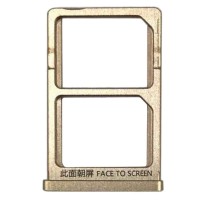 Слот SIM-карты (лоток) Xiaomi Mi5s, с разъемом карты памяти, Золотой