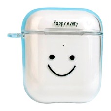 Чохол Apple AirPods, AirPods 2, Clear Case Strong Design, Happy Every, Малюнок