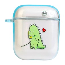 Чохол Apple AirPods, AirPods 2, Clear Case Strong Design, Hello, Малюнок