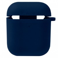 Чехол Apple AirPods, AirPods 2, Silicone Classic Case, Midnight Blue, Синий