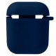 Чехол Apple AirPods, AirPods 2, Silicone Classic Case, Midnight Blue, Синий