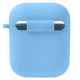 Чехол Apple AirPods, AirPods 2, Silicone Classic Case, Lilac Cream, Лиловый