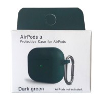 Чехол Apple AirPods 3, Silicone Classic Case, Зеленый