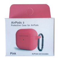 Чохол Apple AirPods 3, Silicone Classic Case, Рожевий