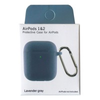 Чохол Apple AirPods, AirPods 2, Silicone Classic Case, Лавандовий