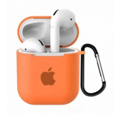 Чохол Apple AirPods, AirPods 2, Silicone Classic Case, Помаранчевий