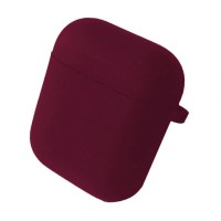 Чехол Apple AirPods, AirPods 2, Silicone Classic Case, Бордовый