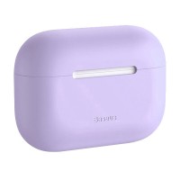 Чехол Apple AirPods Pro, Baseus Super Thin Silica Gel Case, Сиреневый