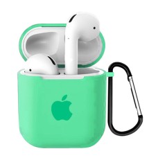 Чохол Apple AirPods, AirPods 2, Silicone Classic Case, М'ятний