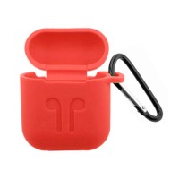 Чохол Apple AirPods, AirPods 2, Ultra Thin Silicone Case, Червоний