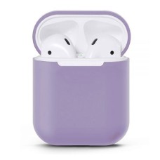 Чохол Apple AirPods, AirPods 2, Silicone Classic Case, Бузковий