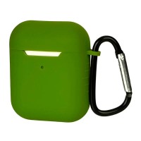 Чехол Apple AirPods, AirPods 2, Ultra Thin Silicone Case, Зеленый