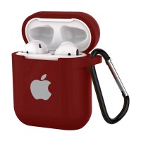 Чехол Apple AirPods, AirPods 2, Silicone Classic Case, Красный