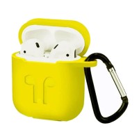 Чехол Apple AirPods, AirPods 2, Ultra Thin Silicone Case, Желтый