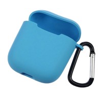 Чохол Apple AirPods, AirPods 2, Ultra Thin Silicone Case, Блакитний
