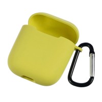 Чехол Apple AirPods, AirPods 2, Ultra Thin Silicone Case, Желтый