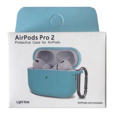 Чохол Apple AirPods Pro 2, Silicone Classic Case, Блакитний