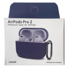 Чохол Apple AirPods Pro 2, Silicone Classic Case, Лавандовий