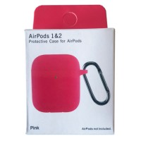 Чехол Apple AirPods, AirPods 2, Silicone Classic Case, Розовый