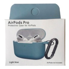 Чохол Apple AirPods Pro, Silicone Classic Case, Блакитний