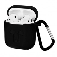 Чехол Apple AirPods, AirPods 2, Silicone Classic Case, Черный