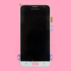 Дисплей Samsung J320 Galaxy J3 Duos, з сенсором, без рамки, TFT, Білий