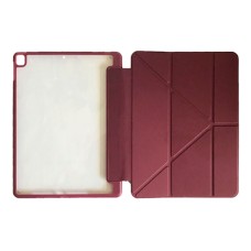 Чохол-книжка Apple iPad 10.2 2019, iPad 10.2 2020, iPad 10.2 2021, iPad PRO 10.5, Smart Case Clear With Stylus, Dark Red, Червоний