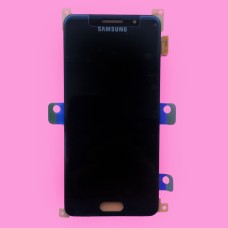 Дисплей Samsung A310 Galaxy A3 Duos, з сенсором, без рамки, TFT, Чорний