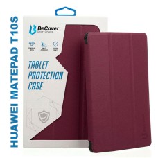 Чохол-книжка Huawei MatePad T10s, BeCover Smart, Red Wine, Червоний