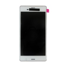 Дисплей Sony D6603 Xperia Z3, D6604 Xperia Z3, D6616 Xperia Z3, D6633 Xperia Z3, D6643 Xperia Z3, D6653 Xperia Z3, з сенсором, Білий