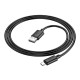 USB кабель Hoco X88, MicroUSB, 1.0 м., Чорний