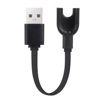 USB кабель зарядки Xiaomi Mi Band 3, Черный
