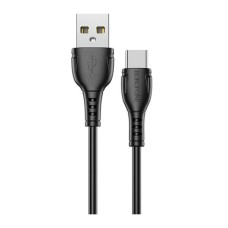 USB кабель Borofone BX51 Triumph, Type-C, 1.0 м., Чорний