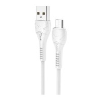 USB кабель Hoco X37 Cool Power, MicroUSB, 1.0 м., Белый