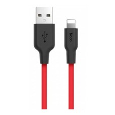 USB кабель Hoco X21 Plus Apple iPhone SE 2022, iPhone 14 Pro Max, iPhone 14 Plus, iPhone 14 Pro, iPhone 14, iPhone 13 Pro, iPhone 13 Mini, iPhone 13, iPhone 13 Pro Max, iPhone 12 Mini, iPhone 12 Pro Max, iPhone 12 Pro, Lightning, 2.0 м., Чорний