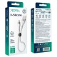 USB кабель Ridea RC-XS51 X-Silicone, MicroUSB, 0.25 м., Белый