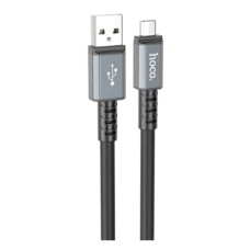 USB кабель Hoco X85, MicroUSB, 1.0 м., Чорний