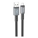 USB кабель Hoco X85, MicroUSB, 1.0 м., Чорний