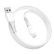USB кабель Ridea RC-SI35 SiliconePro, MicroUSB, 1.0 м., Белый