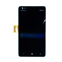 Дисплей Nokia Lumia 900, з сенсором, Чорний