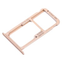 Слот SIM-карты (лоток) Huawei Mate 9, с разъемом карты памяти, Золотой