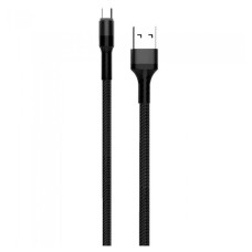 USB кабель WUW X157, MicroUSB, 1.2 м., Чорний