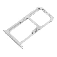 Слот SIM-карты (лоток) Huawei Mate 9, с разъемом карты памяти, Серебряный