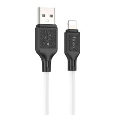 USB кабель Hoco X90 Apple iPhone SE 2022, iPhone 14 Pro Max, iPhone 14 Plus, iPhone 14 Pro, iPhone 14, iPhone 13 Pro, iPhone 13 Mini, iPhone 13, iPhone 13 Pro Max, iPhone 12 Mini, iPhone 12 Pro Max, iPhone 12 Pro, Lightning, 1.0 м., Білий