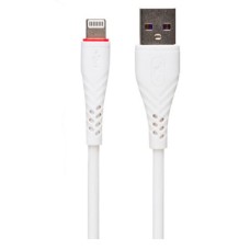 USB кабель SkyDolphin S02L Apple iPhone SE 2022, iPhone 14 Pro Max, iPhone 14 Plus, iPhone 14 Pro, iPhone 14, iPhone 13 Pro, iPhone 13 Mini, iPhone 13, iPhone 13 Pro Max, iPhone 12 Mini, iPhone 12 Pro Max, Lightning, 1.0 м., Білий