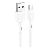 USB кабель Hoco X83, MicroUSB, 1.0 м., Белый